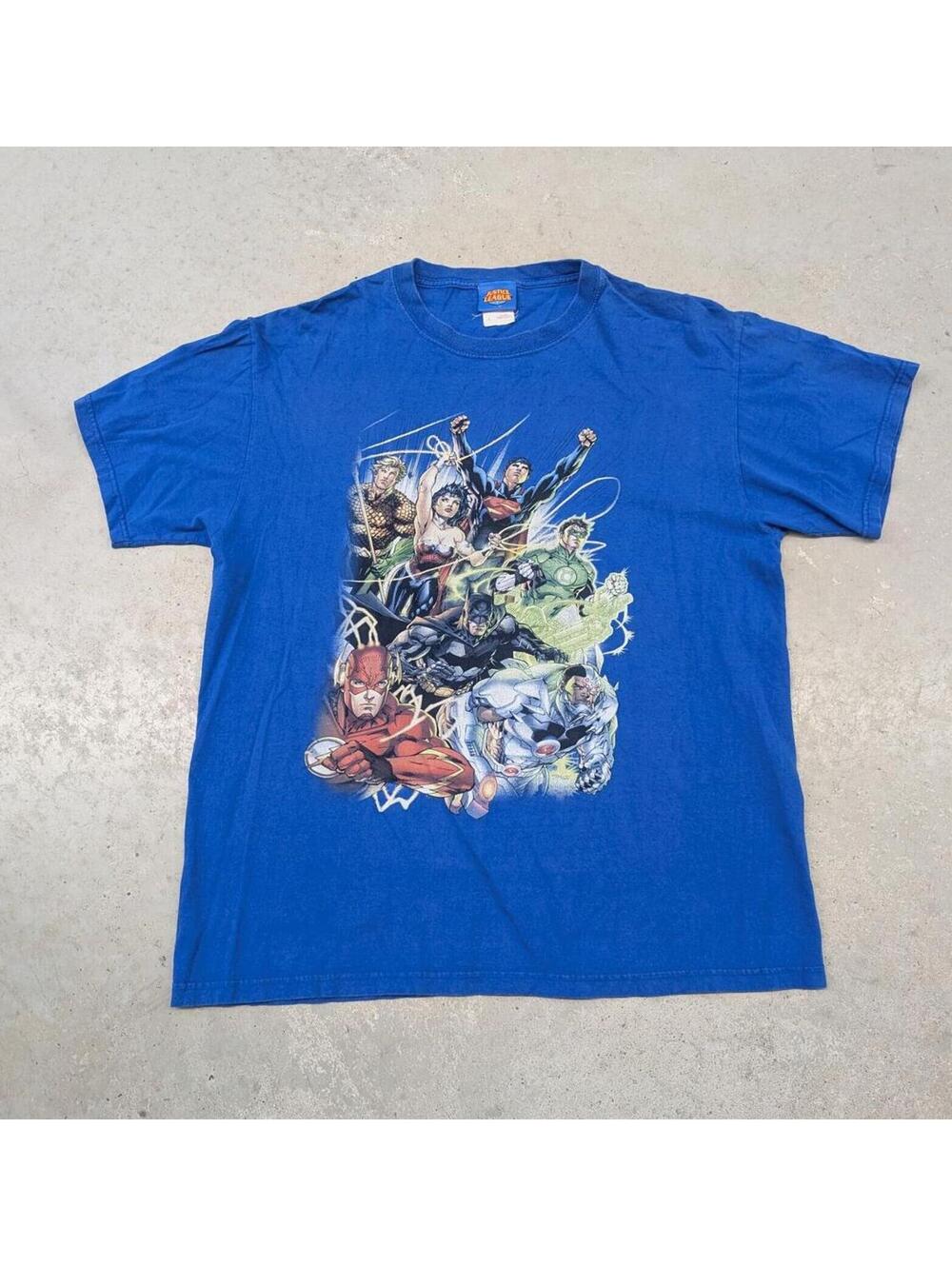 Y2K The Justice League DC Comics Promo T-shirt